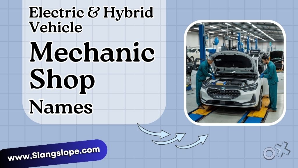 Electric & Hybrid Vehicle Funny Names