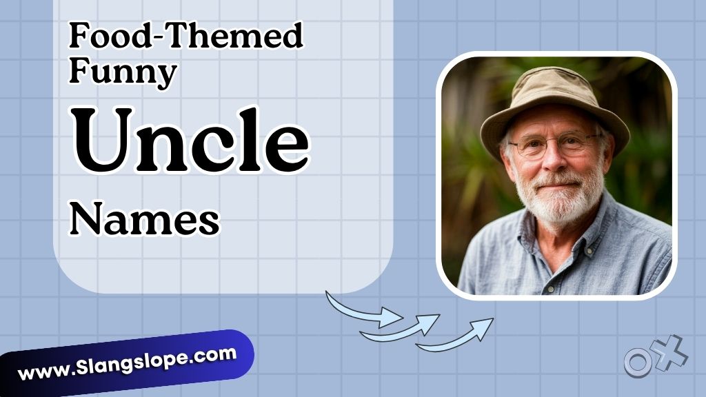 Food-Themed Funny Uncle Names