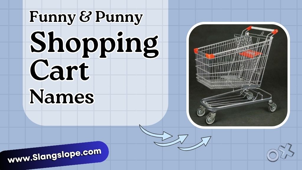 Funny & Punny Shopping Cart Names