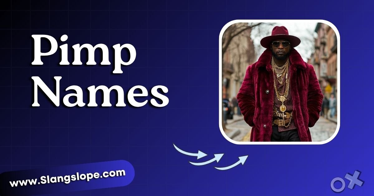 150+ Pimp Names That Actually Sound Cool (Not Cliché)