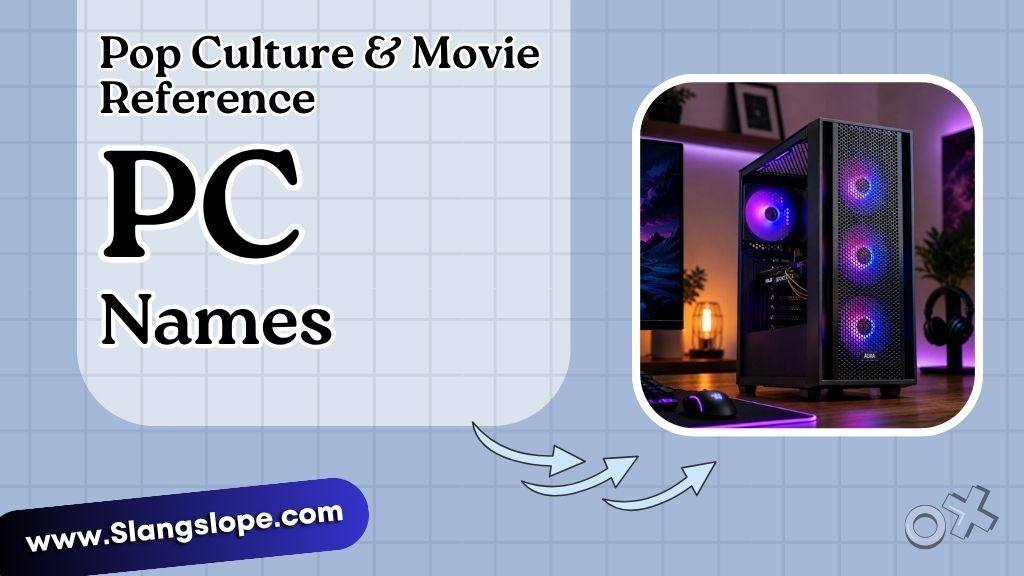 Pop Culture & Movie Reference PC Names