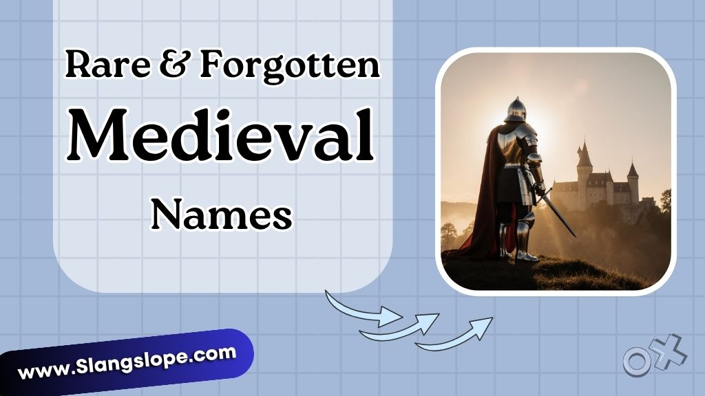 Rare & Forgotten Medieval Names