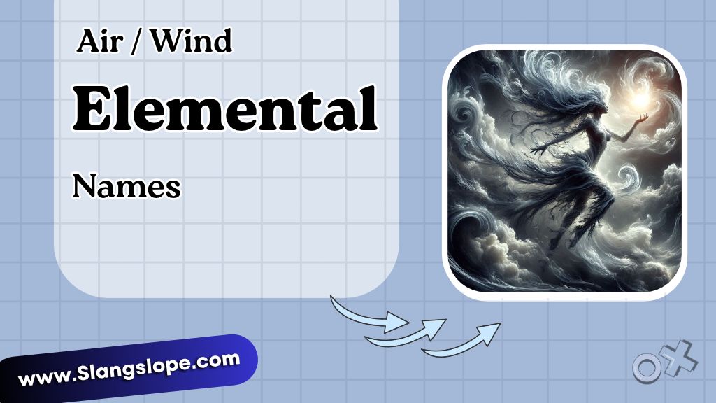 Air / Wind Elemental Names