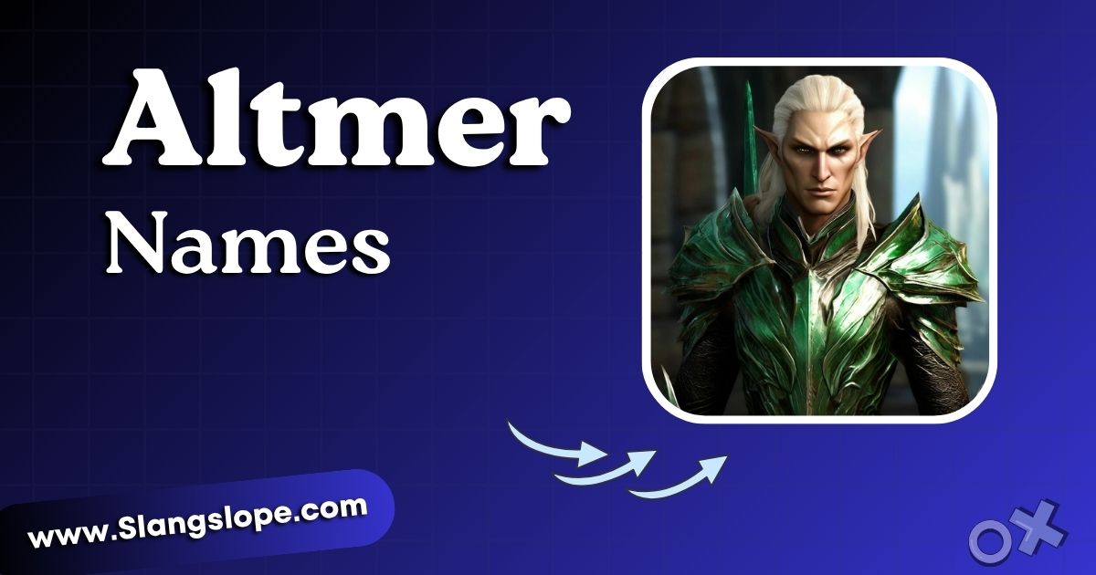 Altmer Names: 120+ Elder Scrolls High Elf Names With Meanings