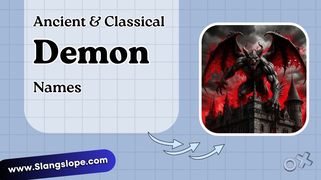 Ancient & Classical Demon Names