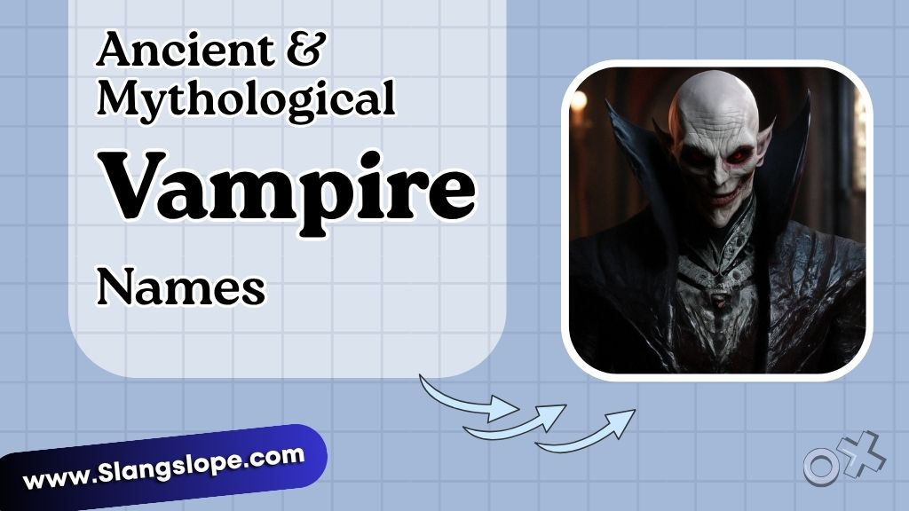 Ancient & Mythological Vampire-Adjacent Names