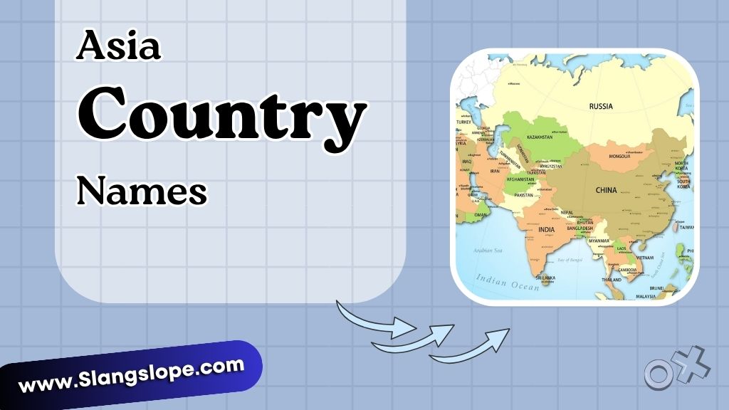 Asia Country Names