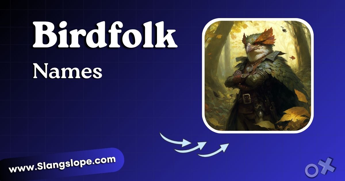 Birdfolk Names: 140+ Unique Names for Avian Characters