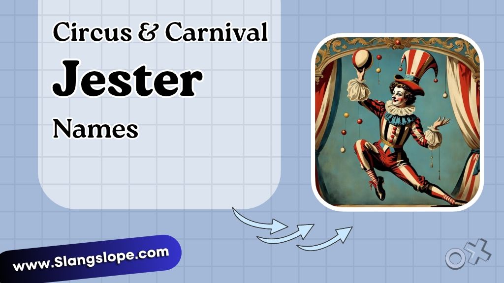 Circus & Carnival Jester Names