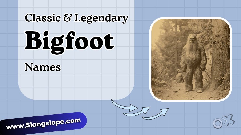 Classic & Legendary Bigfoot Names