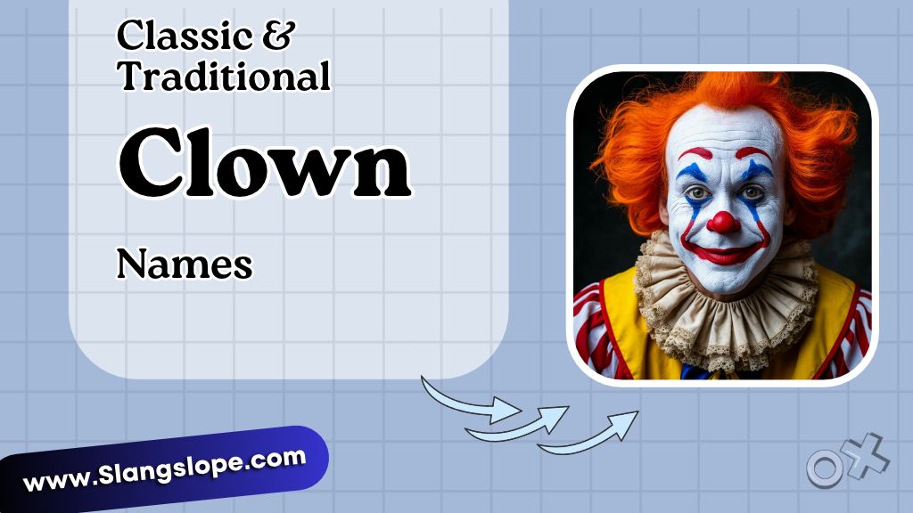 Classic & Traditional Clown Names