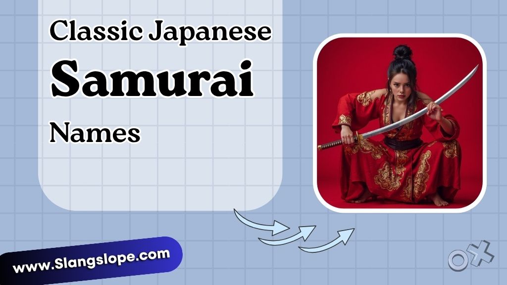 Classic Japanese Samurai Names (Female)