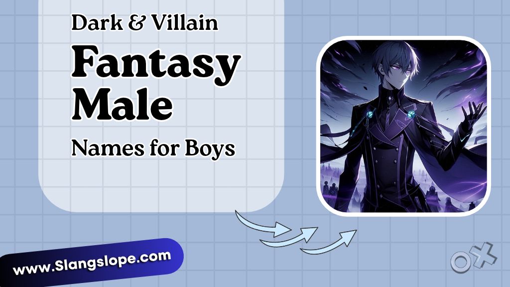 Dark & Villain Fantasy Names for Boys