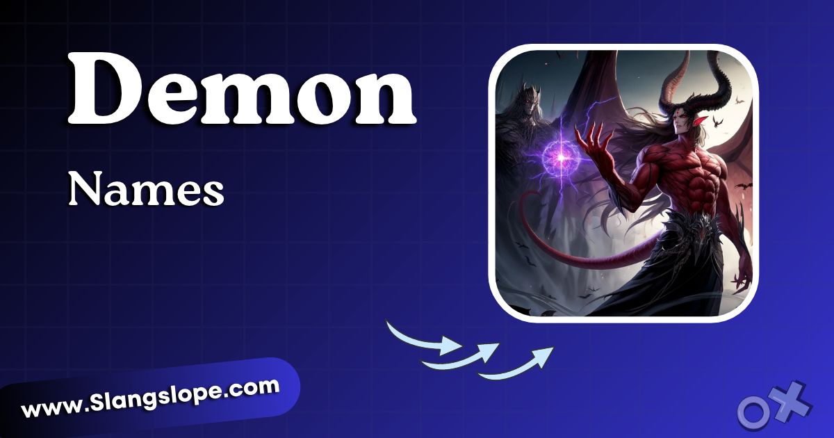 205+ Demon Names: Dark, Powerful & Mythologically Accurate