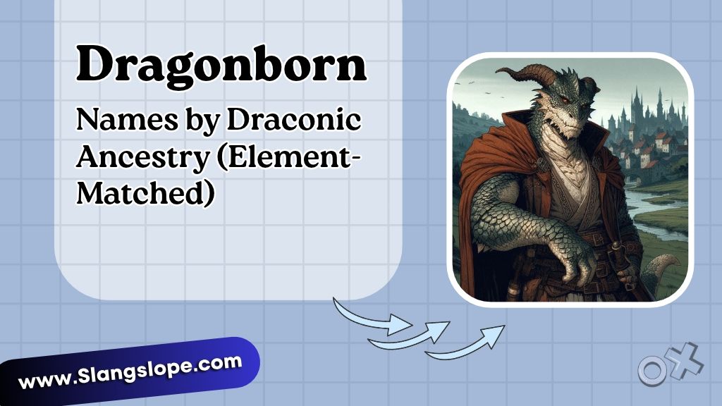 Dragonborn Names by Draconic Ancestry (Element-Matched)