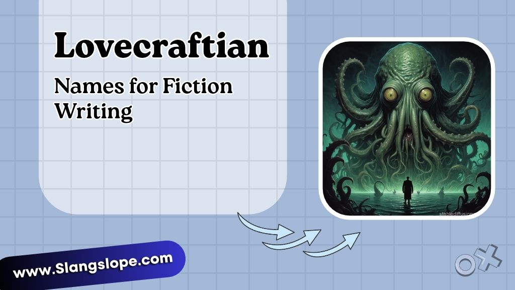 Eldritch Character Names for Fiction Writing