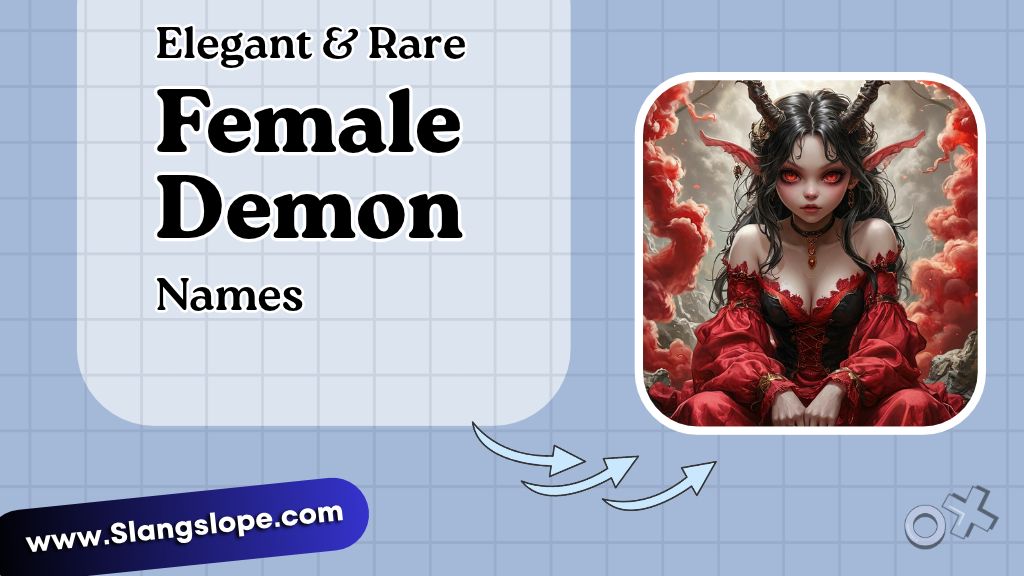 Elegant & Rare Female Demon Names