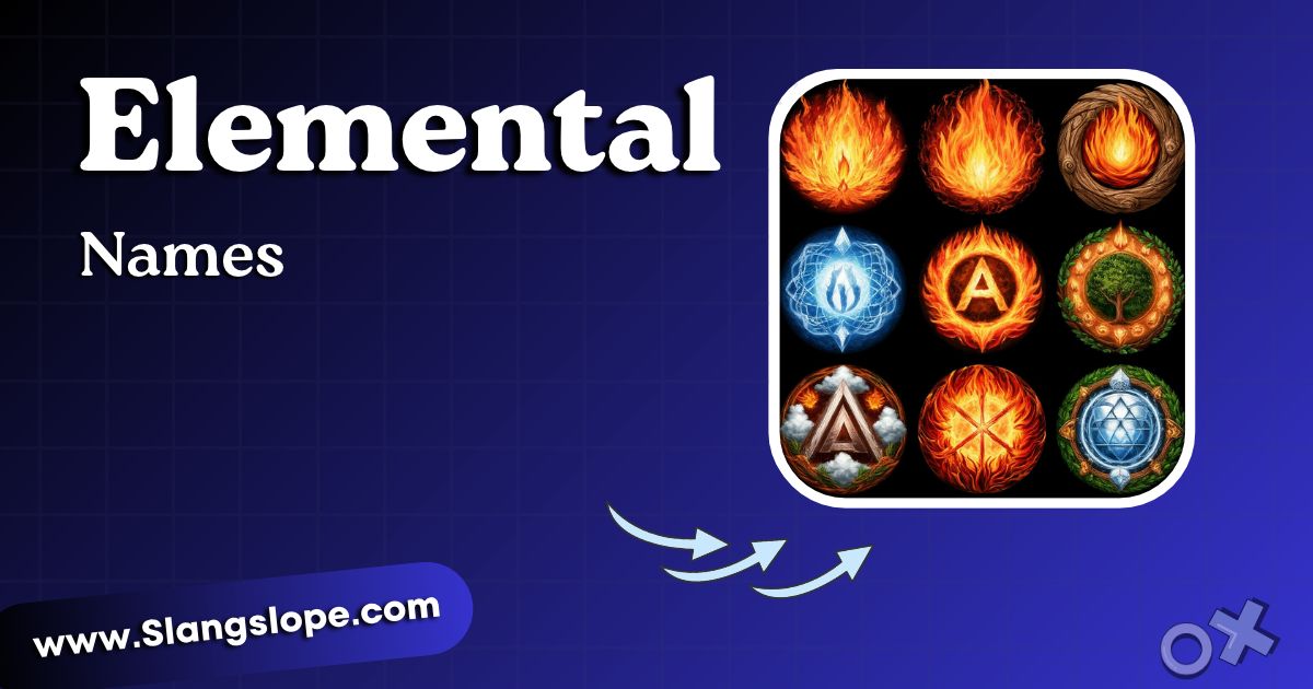Elemental Names: 200+ Fire, Water, Earth & Air Names With Meanings
