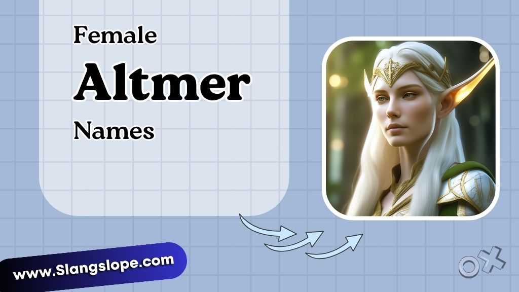 Female Altmer Names
