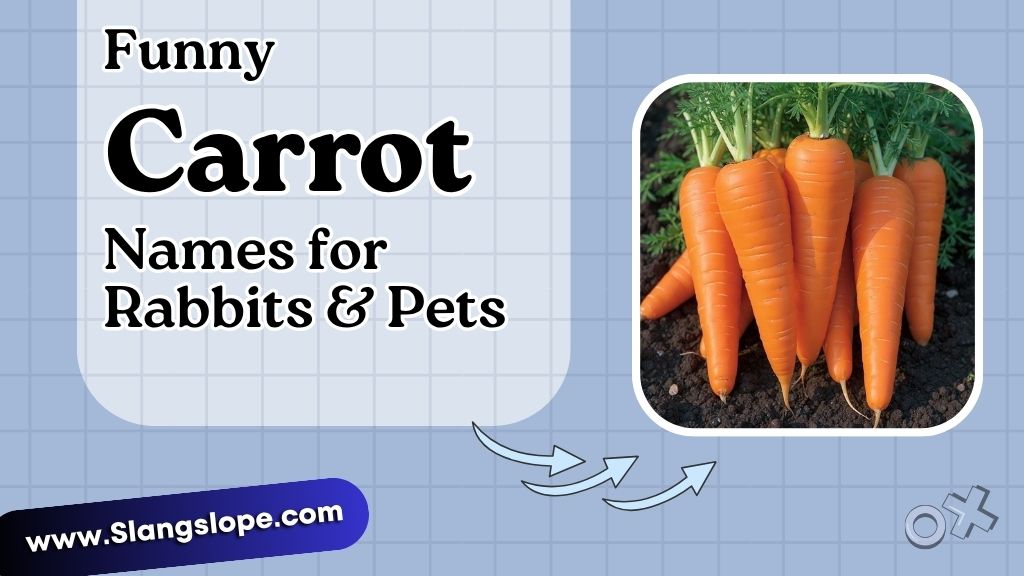 Funny Carrot Names for Rabbits & Pets