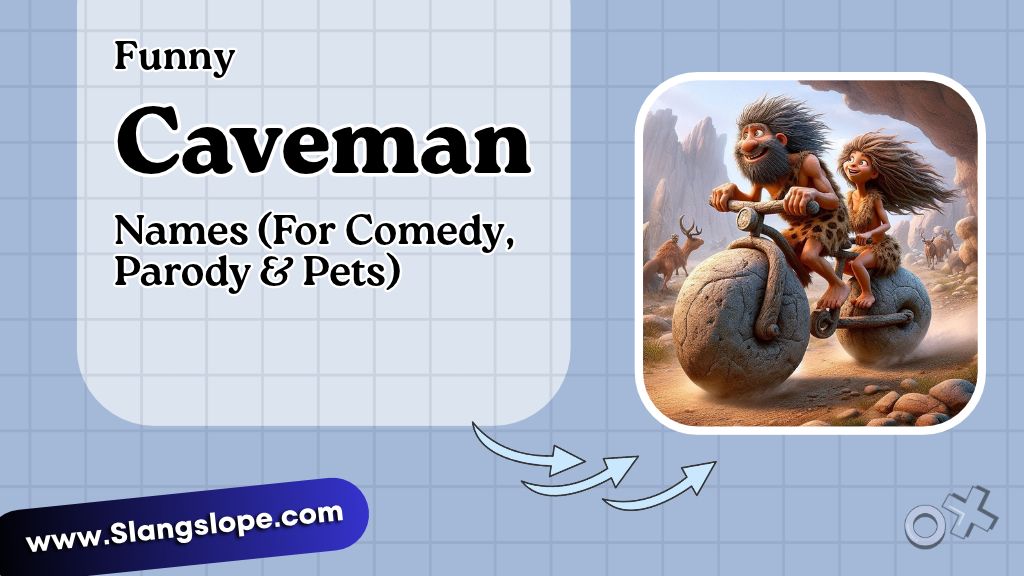 Funny Caveman Names (For Comedy, Parody & Pets)