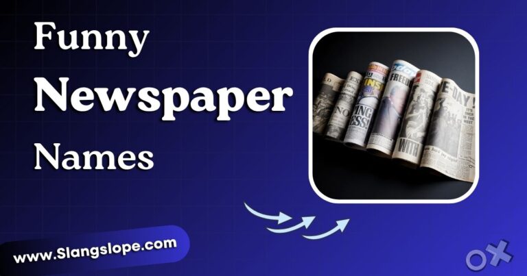 200+ Funny Newspaper Names That Actually Work (And Why They're Genius)
