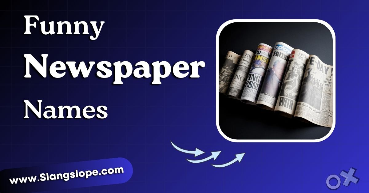 200+ Funny Newspaper Names That Actually Work (And Why They're Genius)