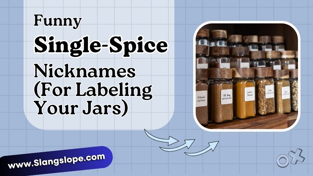 Funny Single-Spice Nicknames (For Labeling Your Jars)
