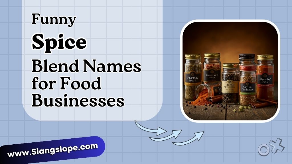 Funny Spice Blend Names for Food Businesses