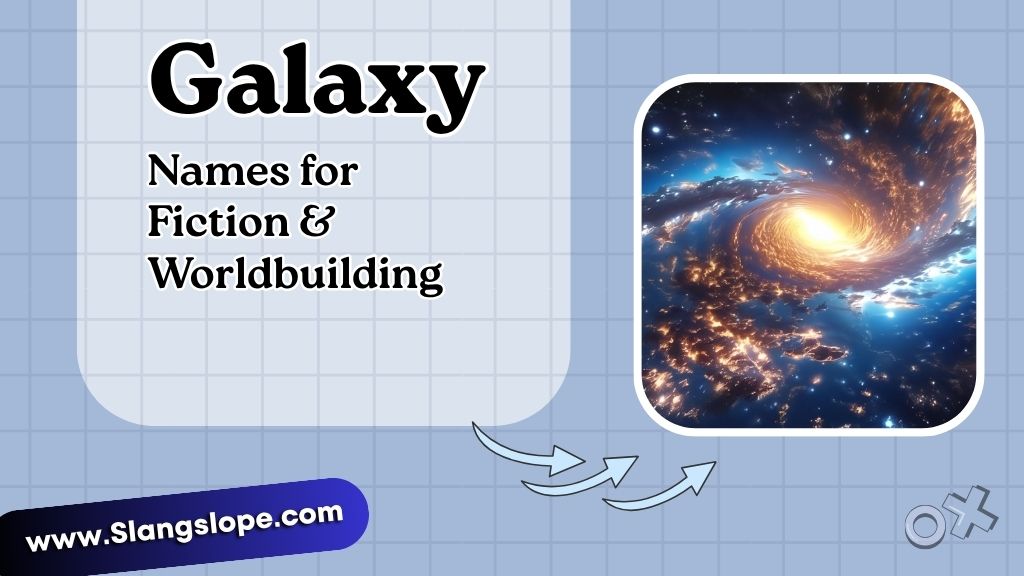 Galaxy Names for Fiction & Worldbuilding