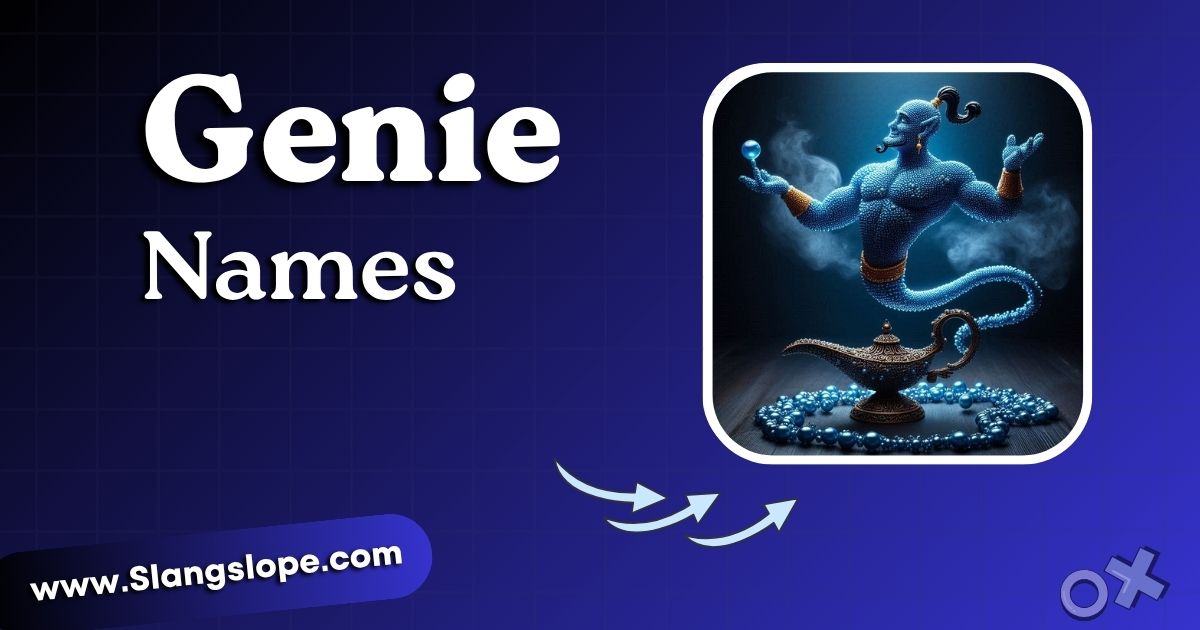 Genie Names: 290+ Creative, Magical & Unique Names for Your Wish-Granting Character