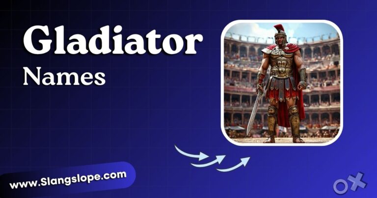 Gladiator Names: 195+ Arena-Worthy Names with Meanings & Origins