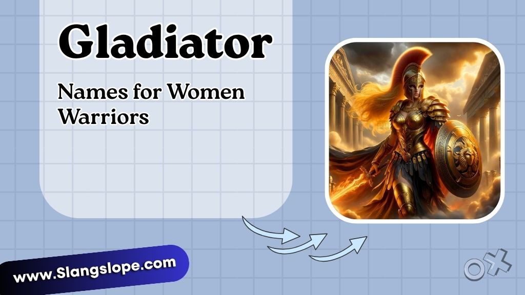 Gladiator Names for Women Warriors