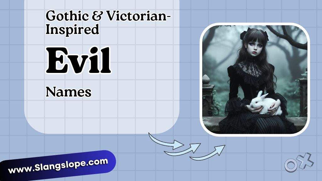 Gothic & Victorian-Inspired Evil Names