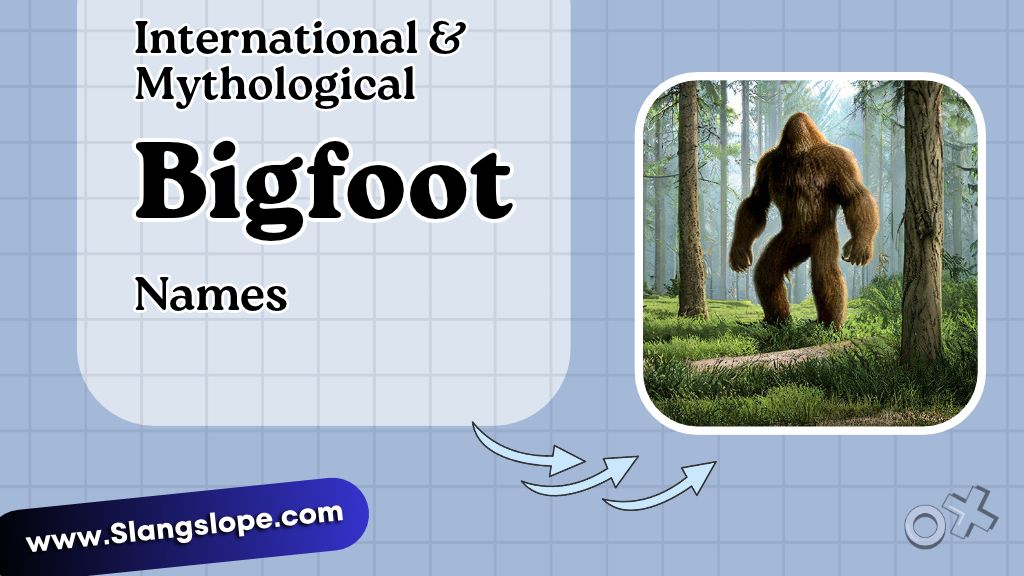 International & Mythological Bigfoot Names