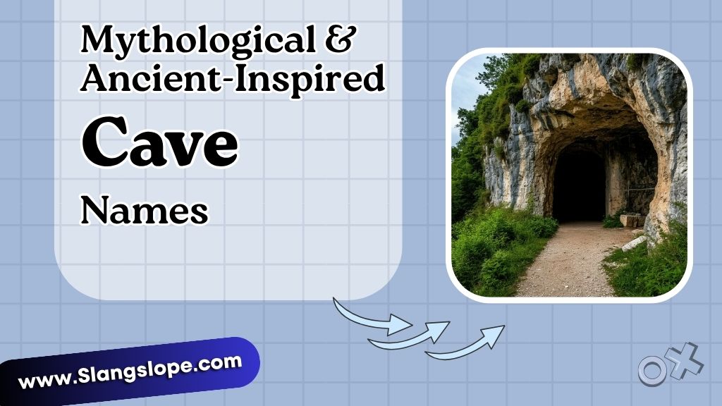 Mythological & Ancient-Inspired Cave Names
