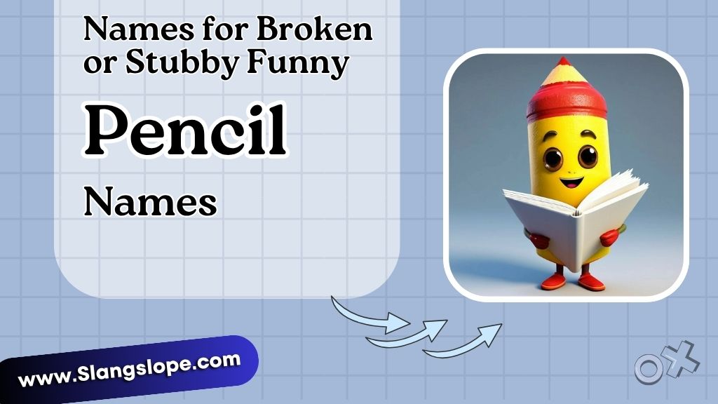 Names for Broken or Stubby Pencils