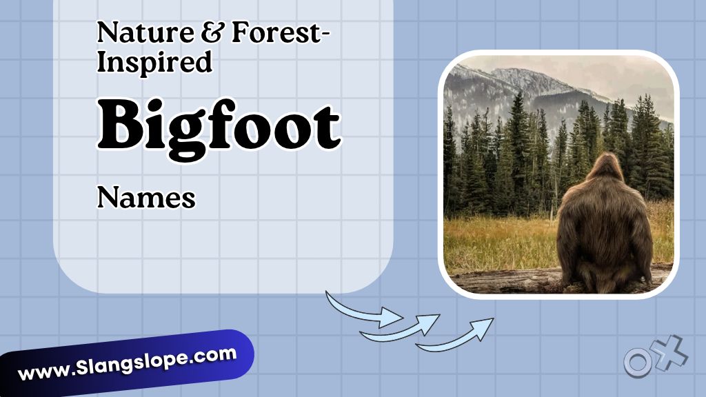Nature & Forest-Inspired Bigfoot Names