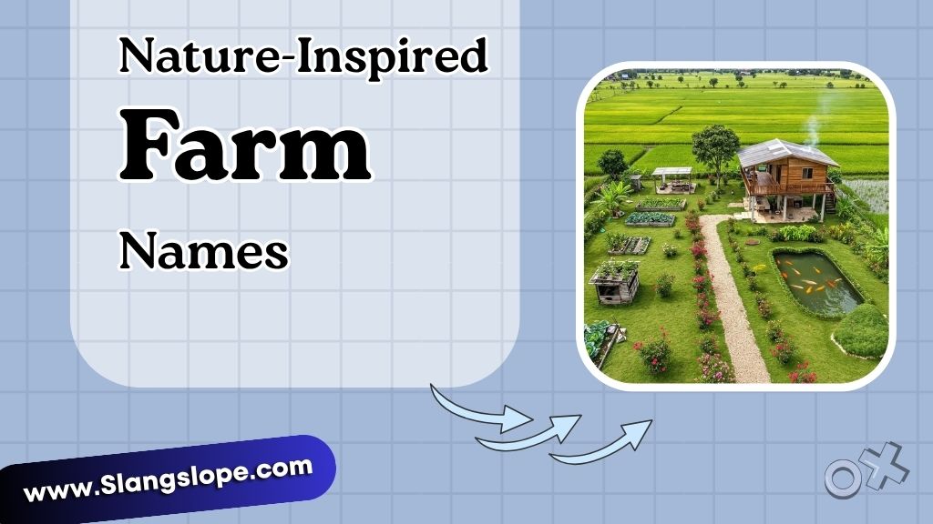 Nature-Inspired Farm Names