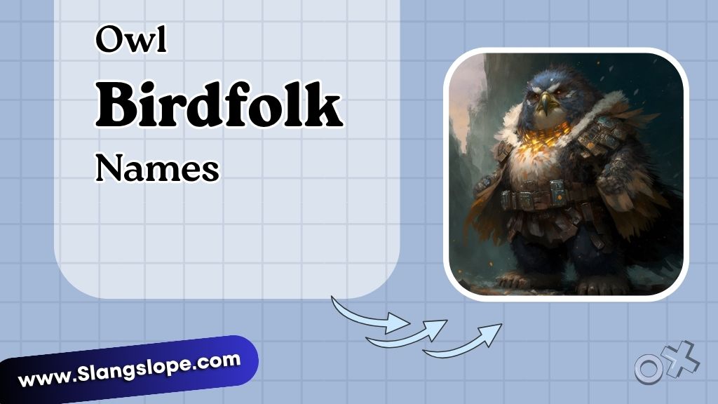 Owl Birdfolk Names