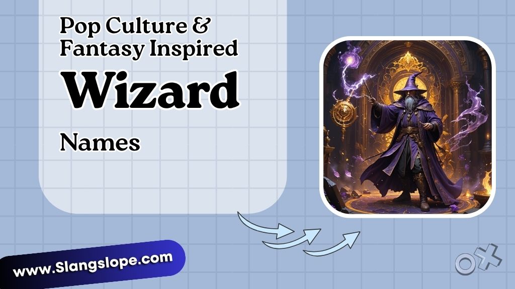 Pop Culture & Fantasy Inspired Wizard Names