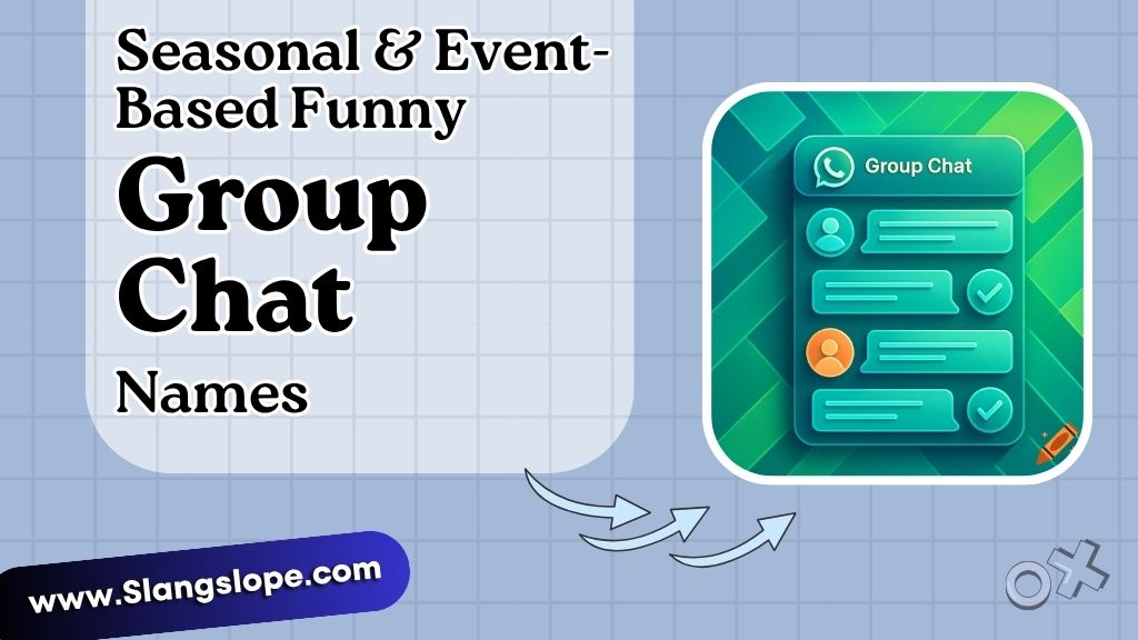 Seasonal & Event-Based Funny GC Names