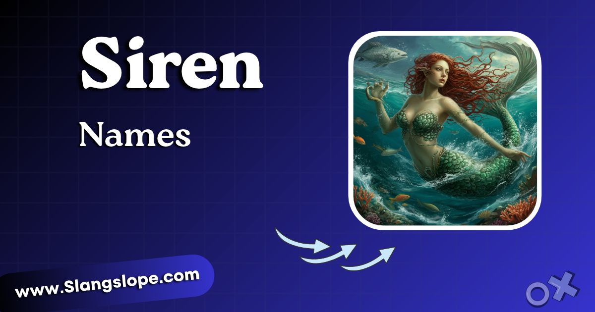 Siren Names: 180+ Mythical, Magical & Modern Picks for Every Purpose