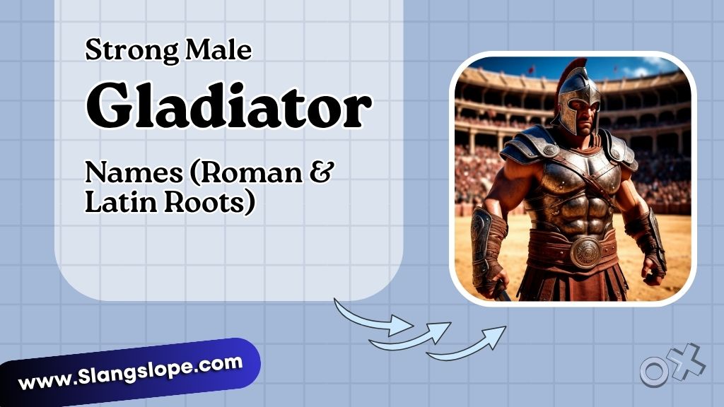 Strong Male Gladiator Names (Roman & Latin Roots)