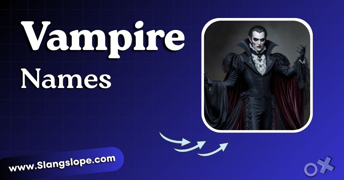150+ Vampire Names: Dark, Elegant & Bloodcurdling Picks for Every Purpose