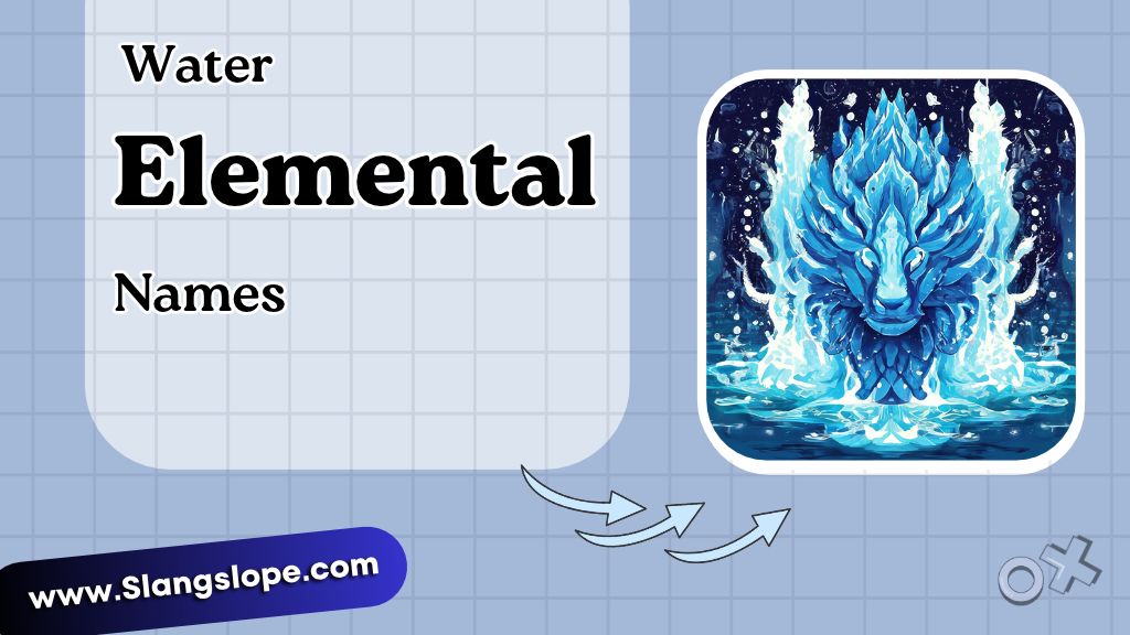 Water Elemental Names